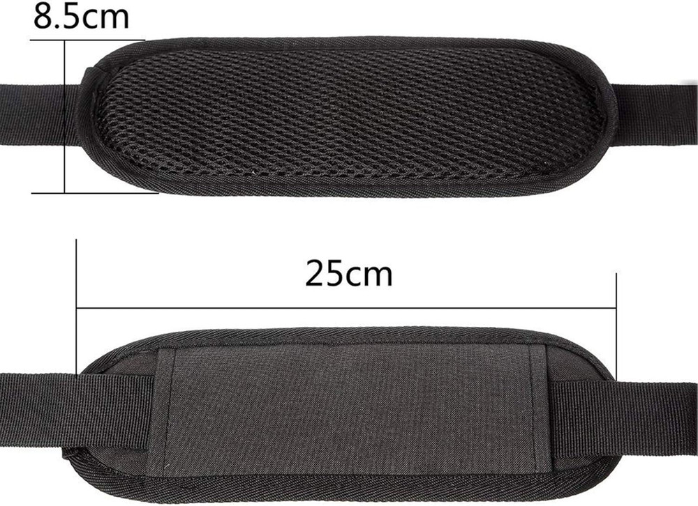 JAKAGO 61" Replacement Shoulder Strap, Padded Long Duffel Bag Strap Universal Ad