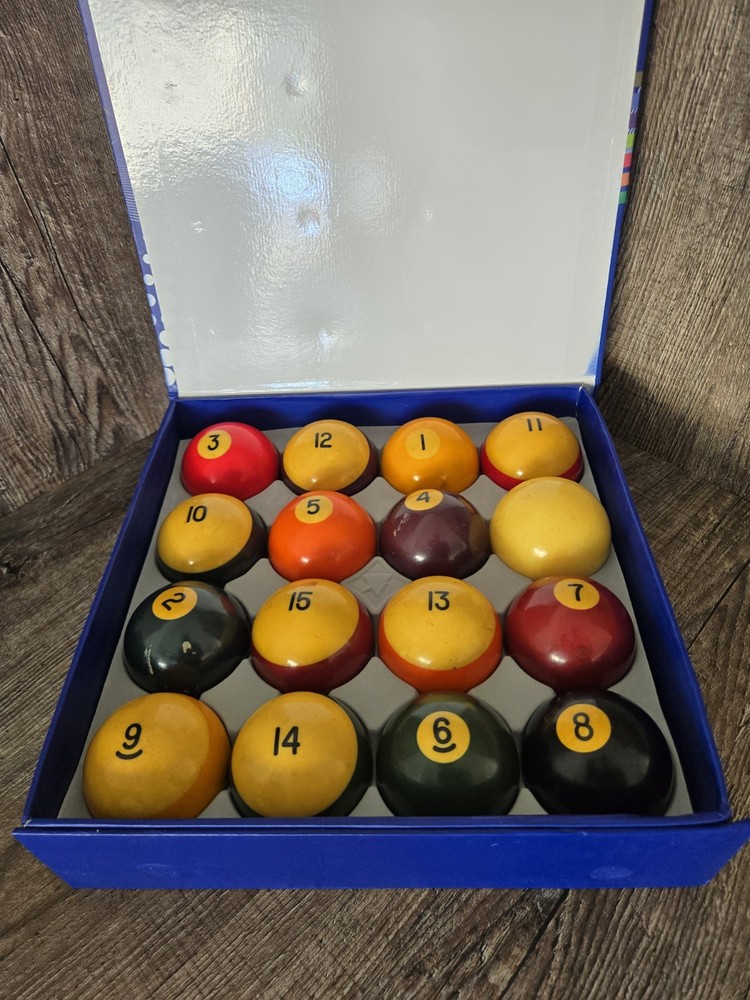 Vintage Billiards Complete Ball Set