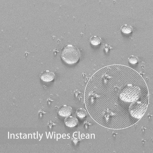 210GSM Round Table Cloth, Water Resistance Microfiber 60" (Round) Silver