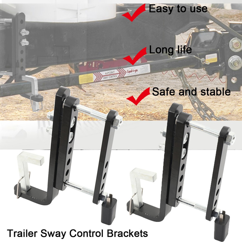 2x Trailer Sway Control Bracket for Equalizer Hitch-Weight Distribution System🌟