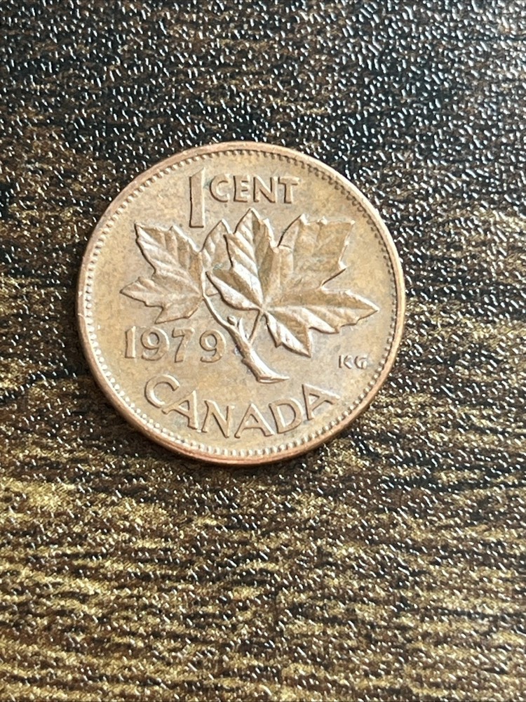 1979 Canada 1 One Cent Actual Coin TB5030*