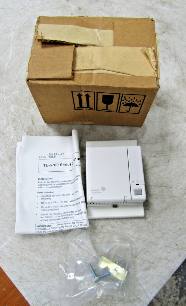 💥NEW JOHNSON CONTROLS WALL MOUNT TEMPERATURE CONTROLLER TE-67NP-2B00