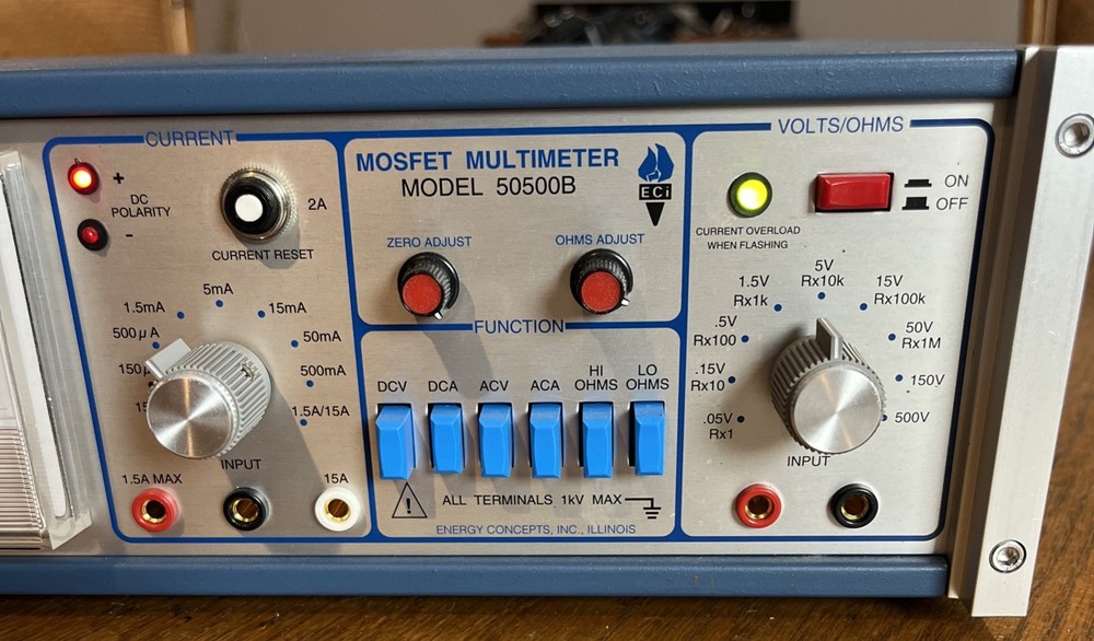 MOSFET multimeter, model 50500B