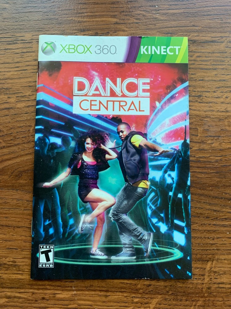 Dance Central XBOX 360 Instruction Manual Only