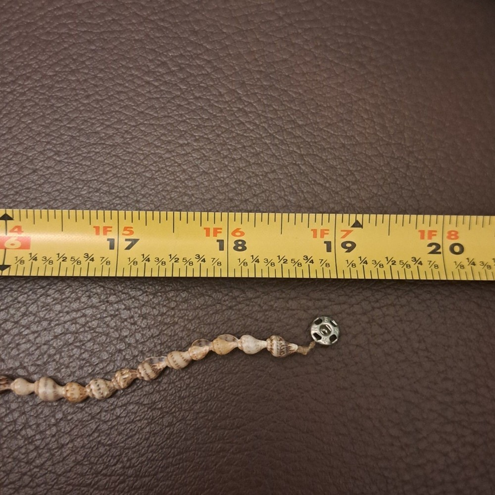 Handmade Necklace Made From Tiny Shells Beach Sea