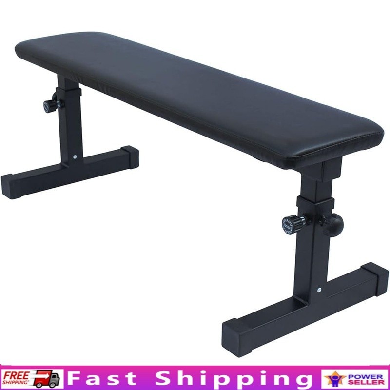 Heavy-Duty Adjustable Workout Bench Durable Steel Frame Full-Body Exercises New