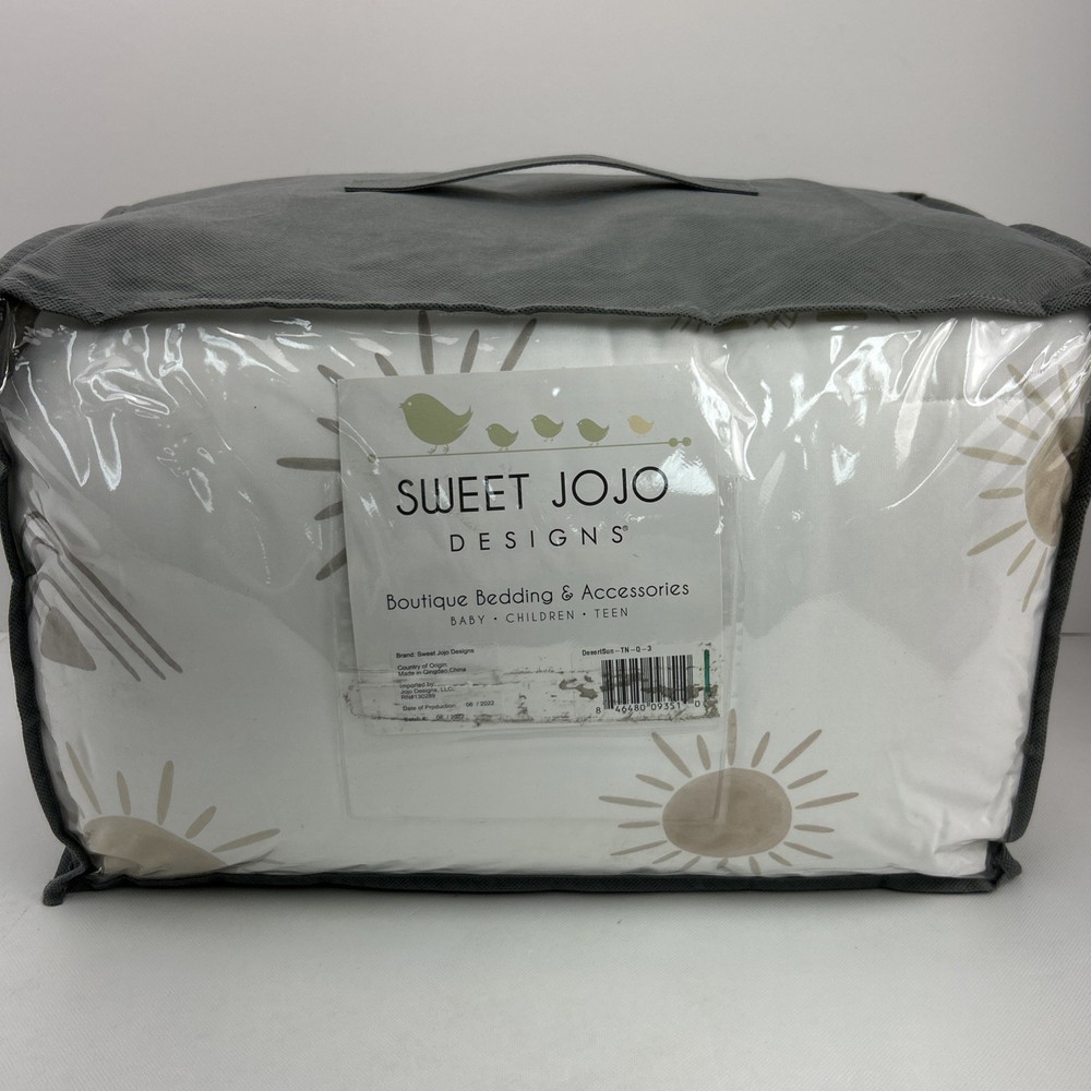 Sweet Jojo Designs Boho Desert Sun Taupe Crib Comforter