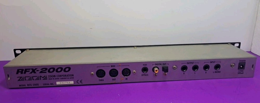 Zoom RFX-2000 Digital Reverb & Multi Effects