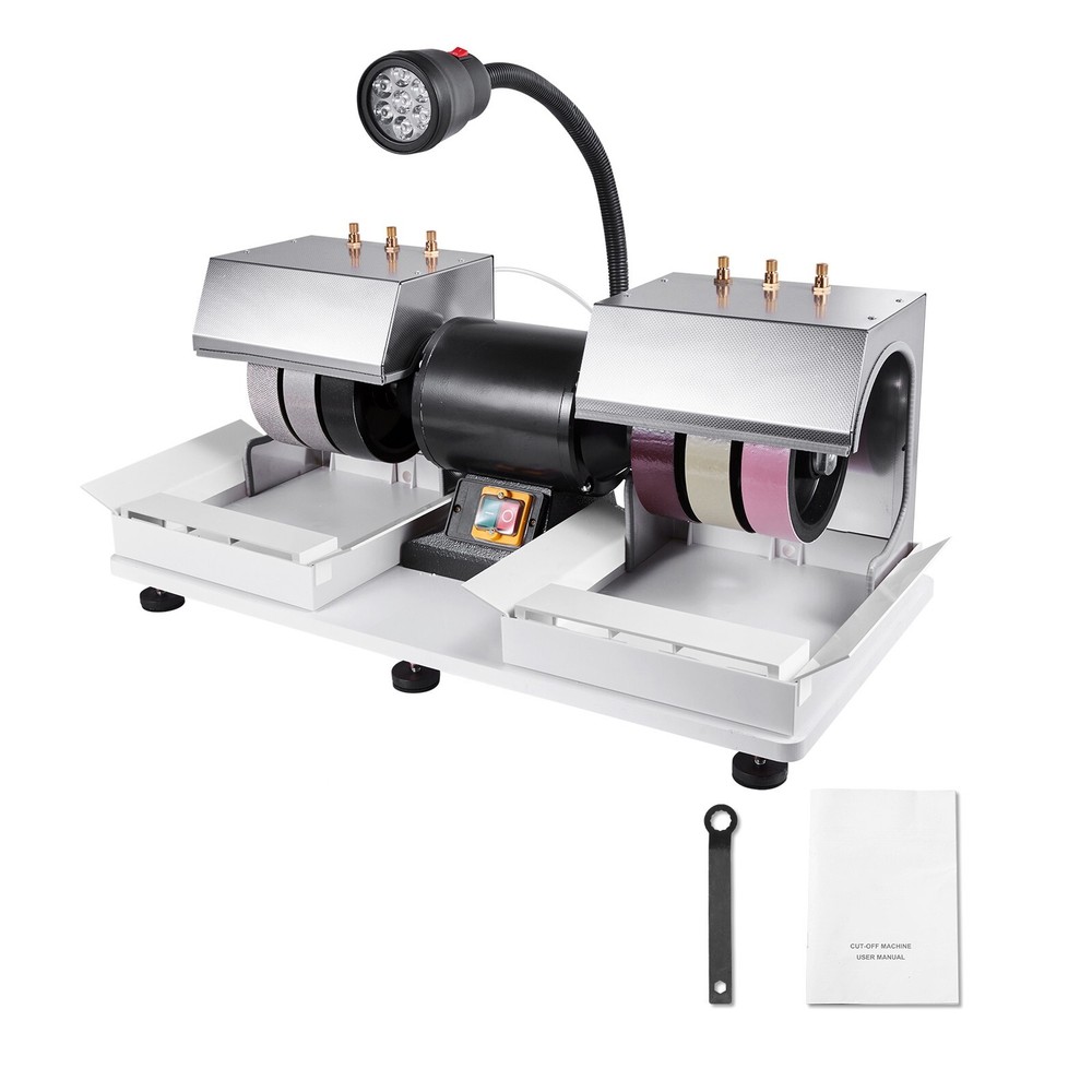 6in Cabbing Machine Lapidary Rock Grinder Polisher Gem Faceting Machine