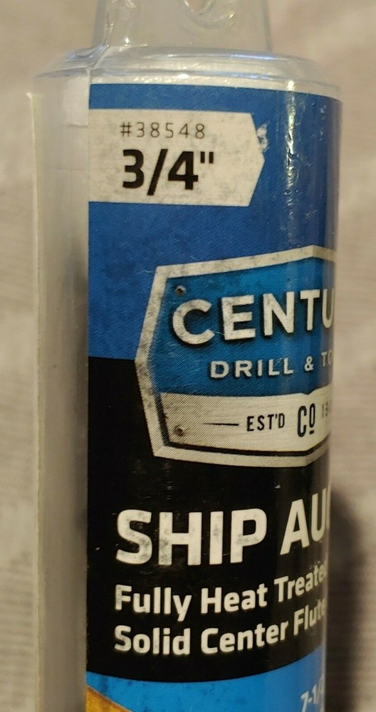 Century Drill & Tool Ship Auger 3/4" x 7 1/2" 38548 -Tool6
