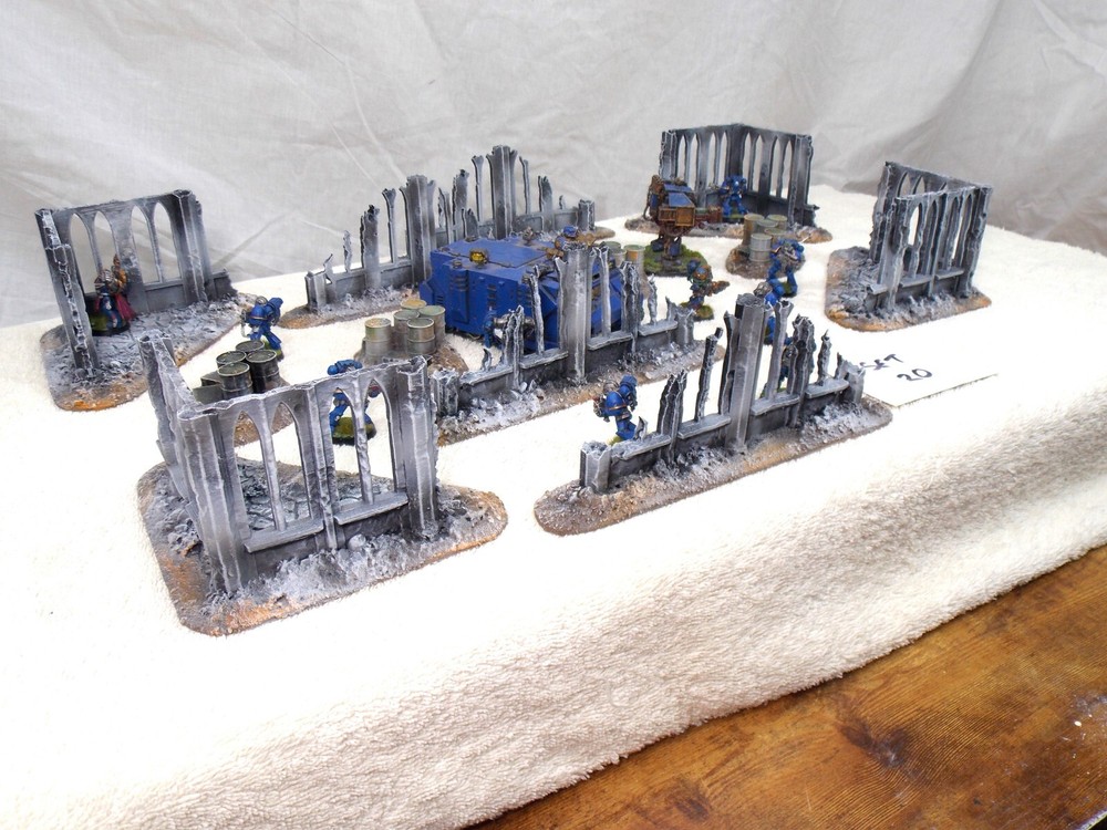 WARGAMING TERRAIN PAINTED ADVANCE ORDERS BUNDLE SET OF 12 PIECES