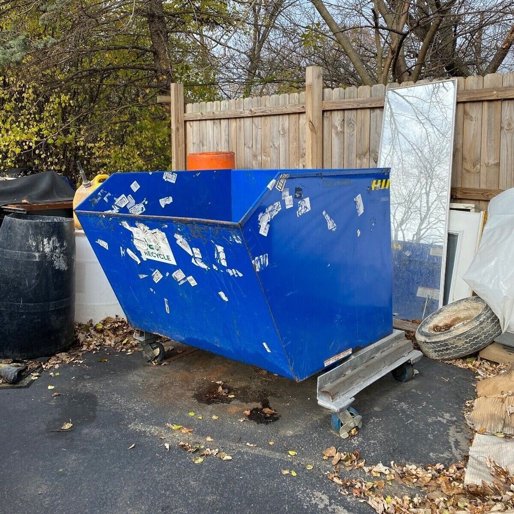 Steel Self-Dumping Forklift Hopper