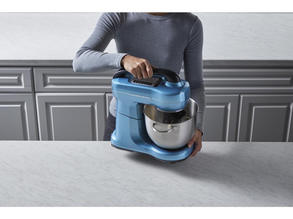 Hamilton Beach 7 Speed Stand Mixer, Blue 63393G