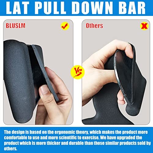 Lat Pull Down Bar for Cable Machine Lat Pulldown Attachments T Bar V Bar Cabl...