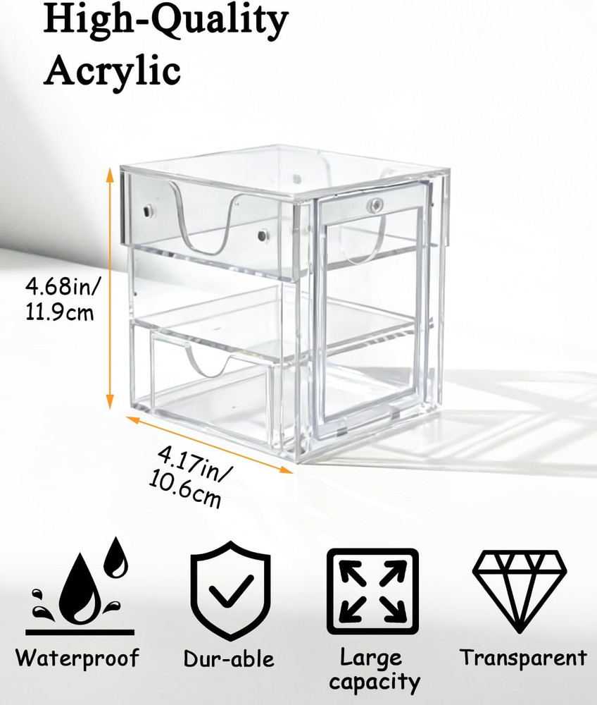 Card Deck Box Compatible with MTG Commander Acrylic Commander Deck Box with Comm