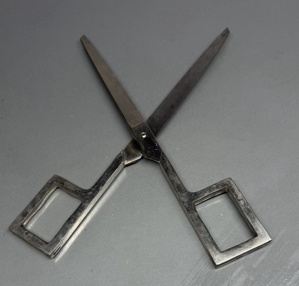 Vintage Square Handle Scissors ~ 9”