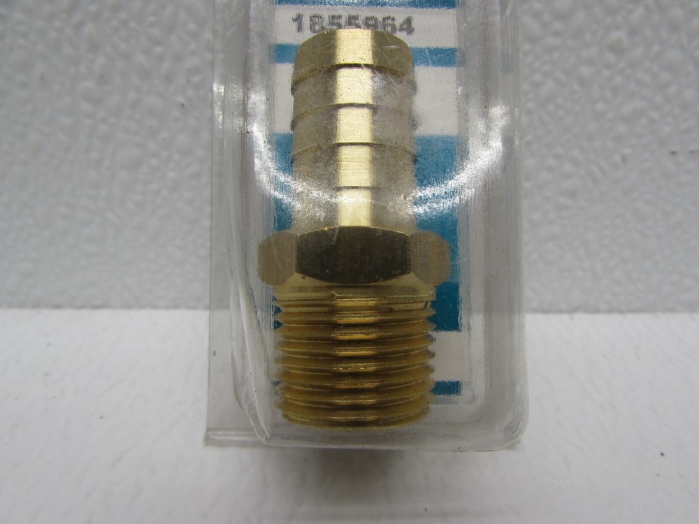 SEA FIT 1855964 BRASS ADAPTER MALE 1/2" x 5/8" X BARB LOC1060