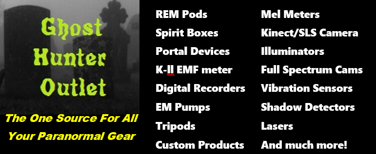 Interactive Light Sensor Ghost Hunting Equipment