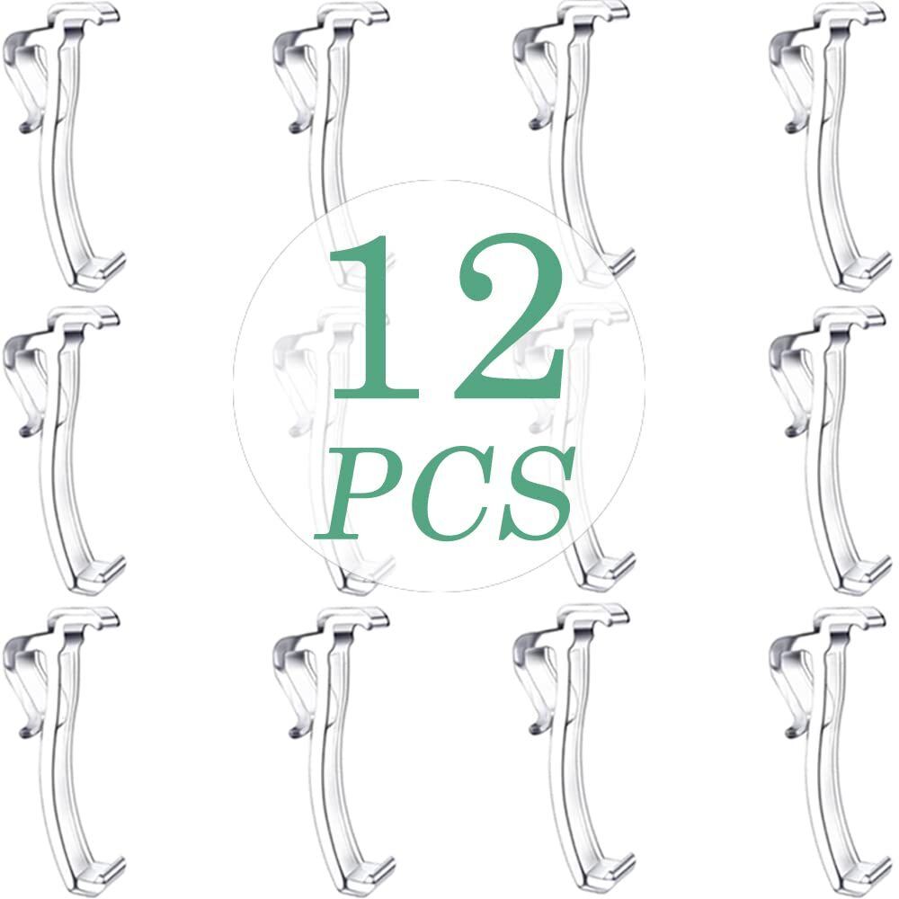 2.5 Inch Valance Clips for Horizontal Blind Valance 12 Pieces
