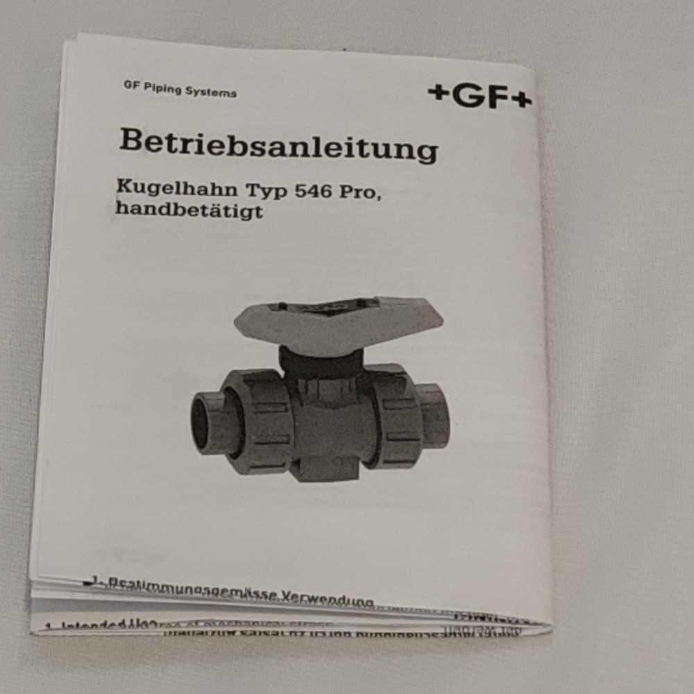 +GF+ Georg Fischer 167 546 443, d25DN20, PP-H, EPDM, Type 546 Pro, PN 10