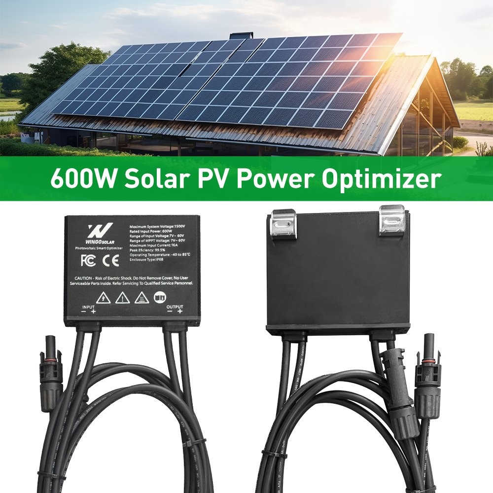 600W MPPT Solar Panel PV Power Optimizer Voltage-Limiting Anti-Hotspot Regulator