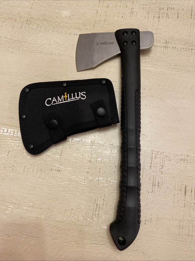 Camillus Black Hatchet Axe Plastic Handle & Sheath