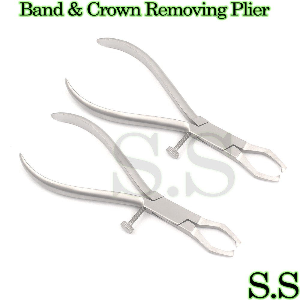 2 PCS Baade Band & Crown Removing Plier Orthodontic Instruments