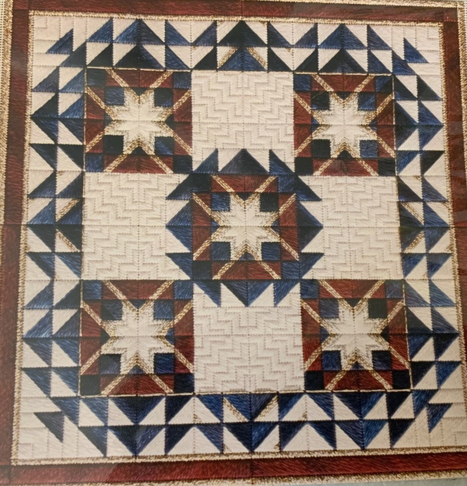 Nancy’s Needle Needlepoint Chart “Patriotic Stars”