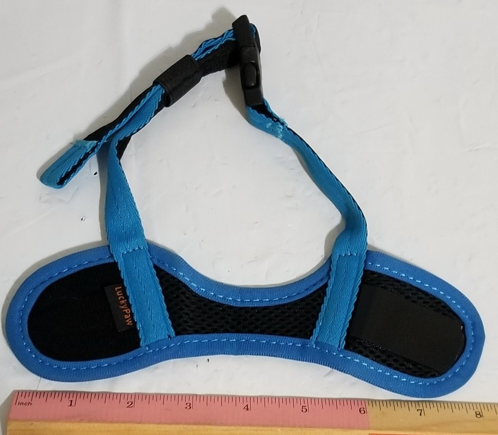 Dog Muzzle Anti Biting Barking and Chewing, w/ Comfortable Mesh Soft Small Blue