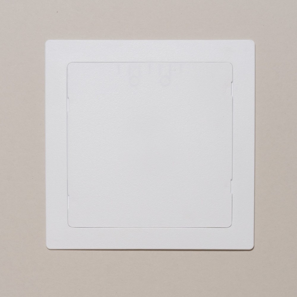 Oatey 8x8 Inch White Access Panel for Plumbing Electrical Utility Access