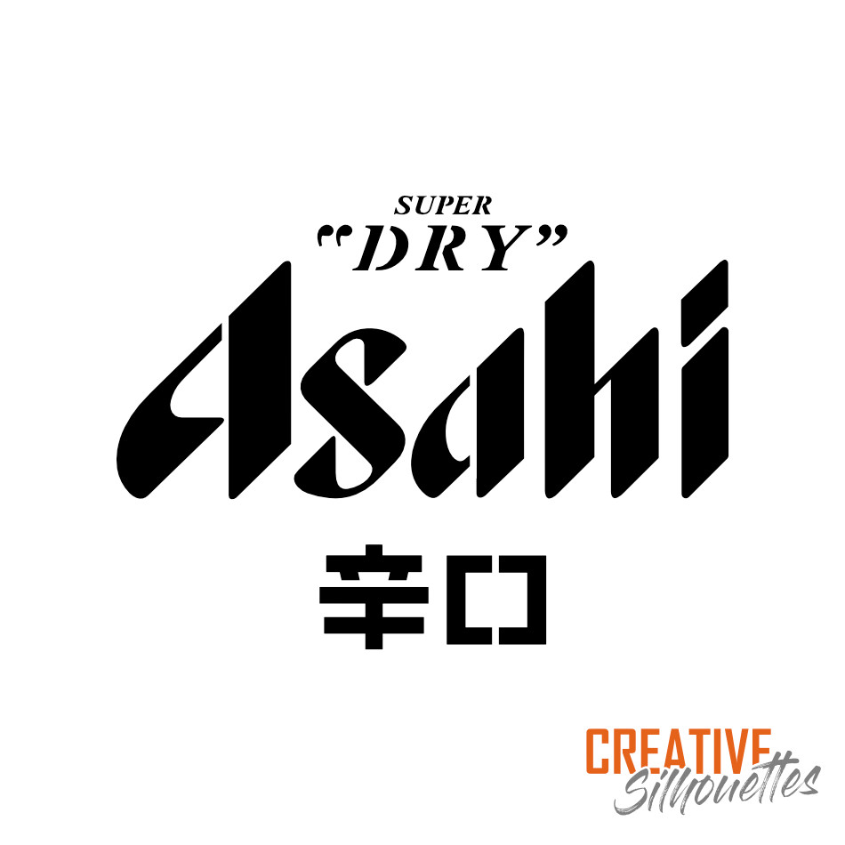 Asahi Beer stencil --- Multiple SIzes --- Premium Mylar
