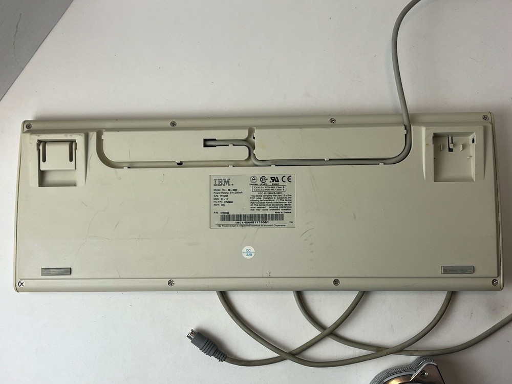 ⌨️VTG. IBM KB-8923 Computer Keyboard Untested Retro Computing 1 Day Ship!👍