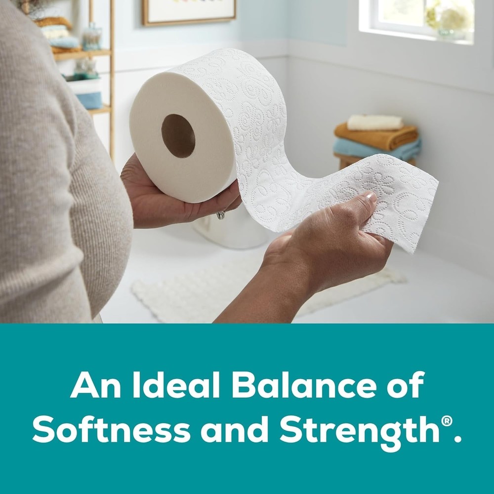 Value Pack Soft Toilet Paper - 4 Mega Rolls, 320 Sheets, Unscented Comfort