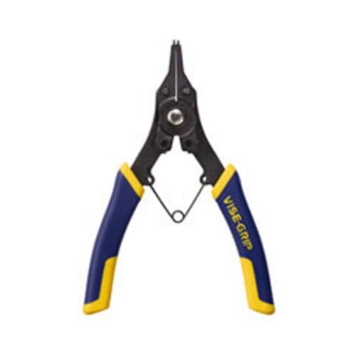 Vise-Grip 2078900 6-1/2" Convertible Snap Ring Pliers, Four Interchangeable Tips