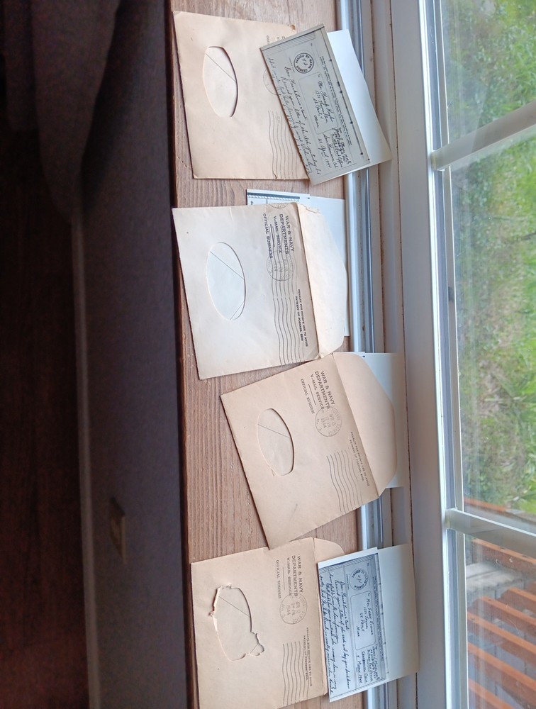 27 Pcs Ww2 Navy Mail Correspondence W Envelope Covers 1943-45 V Mail