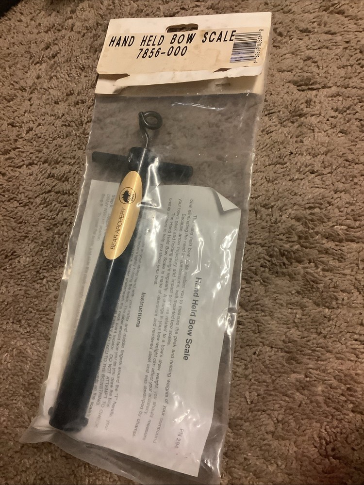 Bear Archery Handheld Bowscale, With Instructions And Packaging