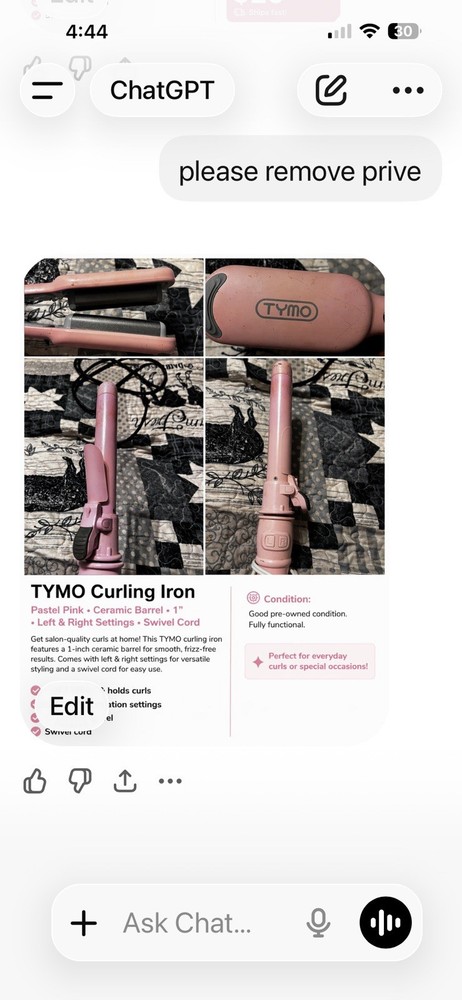 tymo rovy wave curling iron
