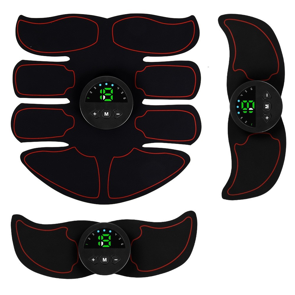 Abdominal Exercise Muscle Stimulator Belt Electric ABS Trainer Training Arms US
