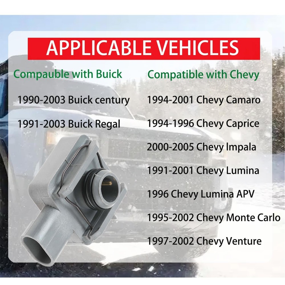 Engine Coolant Level Sensor Compatible with Century Regal Grand Prix 1992-20