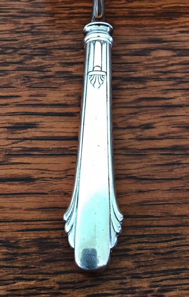 Beautiful Vintage Silver? Handle Pie/Cake Server - Stainless - 10”