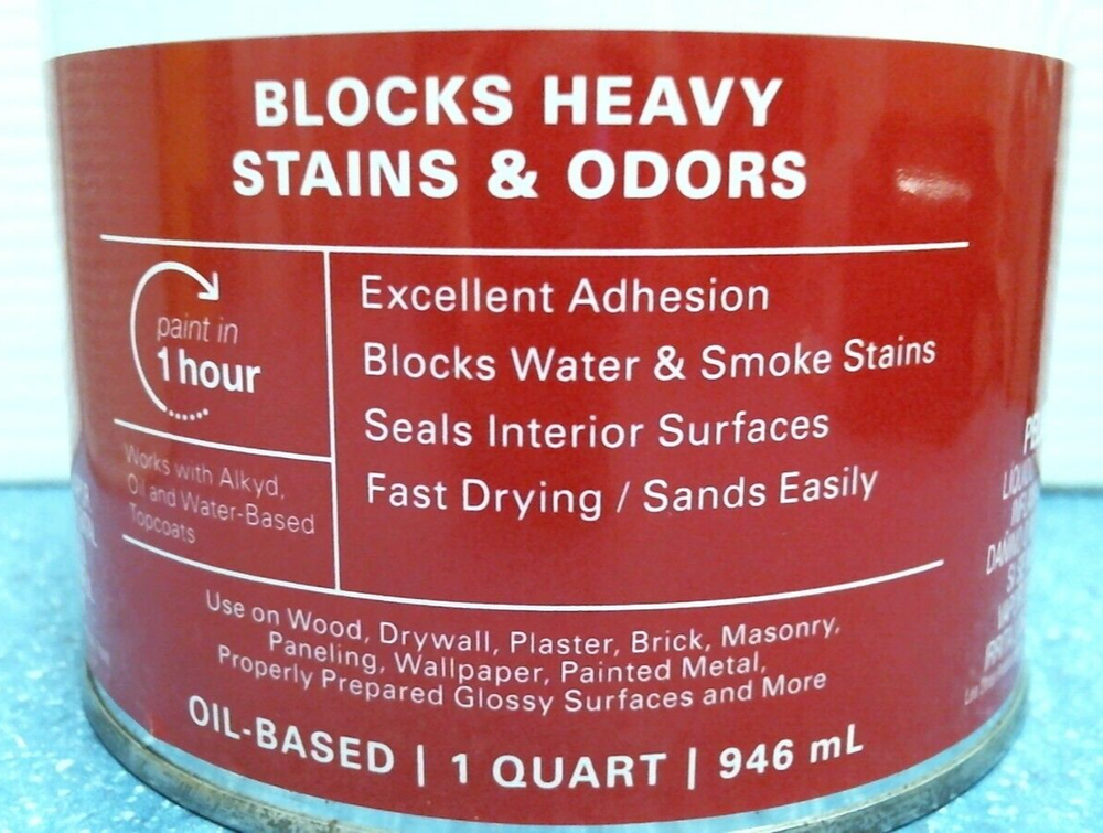 Kilz Original Interior Primer, Oil-Based 1 qt. (10002) FS