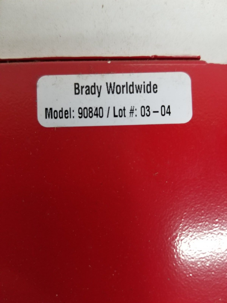 Brady Worldwide 90840 Exit Sign Single Face Wall Mount Non-Luminous