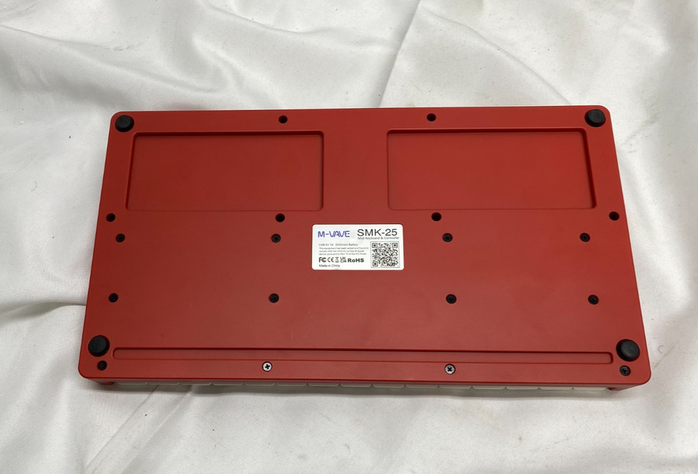 M-Vave White 25 Key Midi Keyboard Controller SMK-25