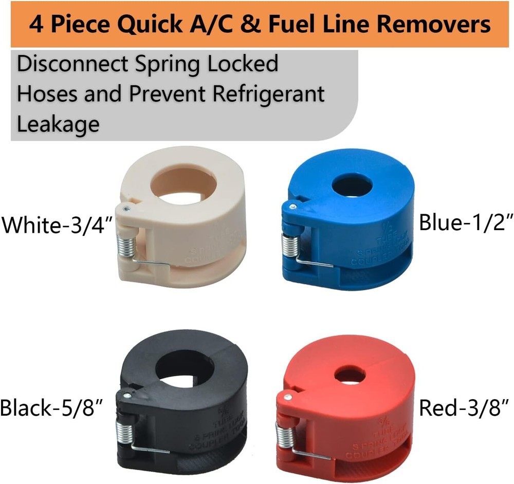 Fuel Line Disconnect Tool Set 22pcs Master Quick Disconnect Tool Kit for Auto