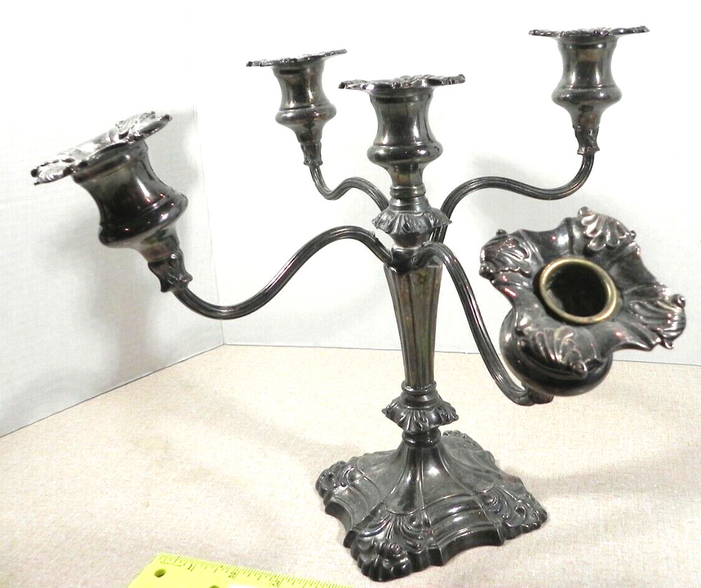 CANDELABRA 5 LIGHT SILVER COLOR