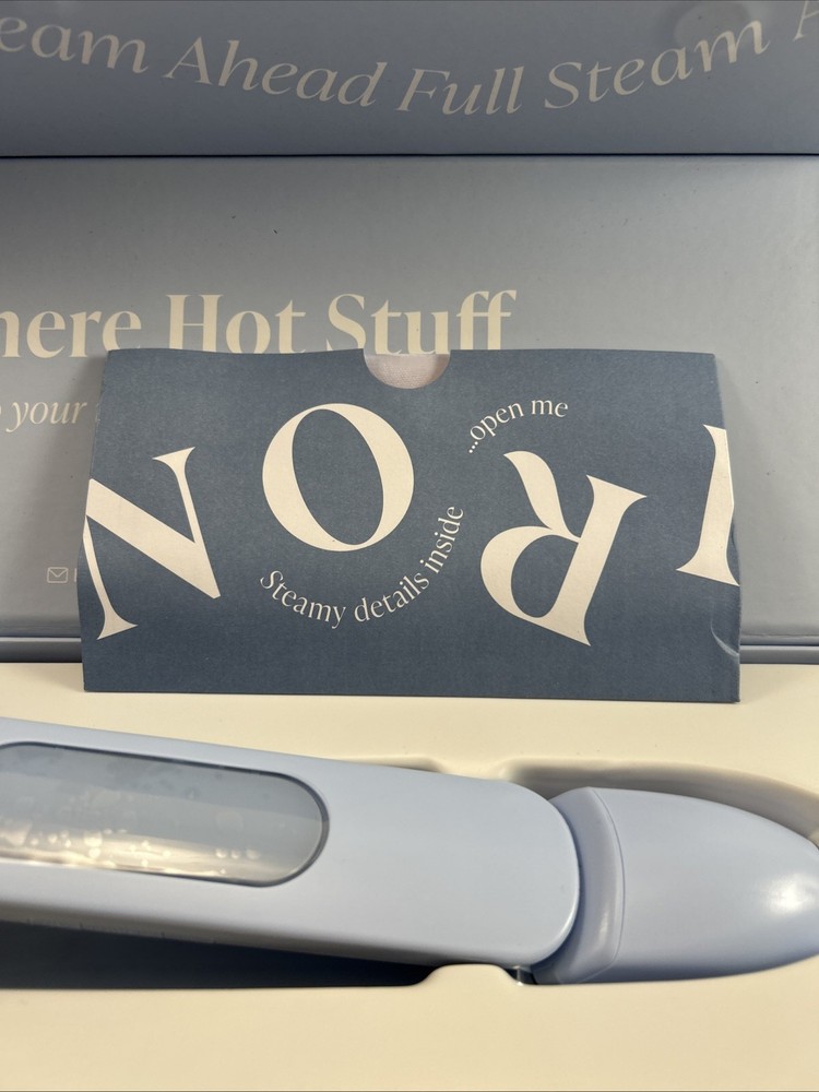NORI Press Steam Iron Light Blue
