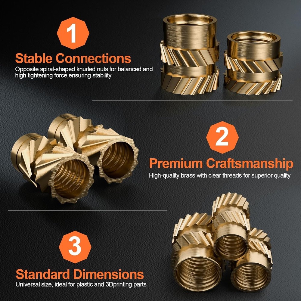 Threaded Inserts Set with Soldering Tip 440pc