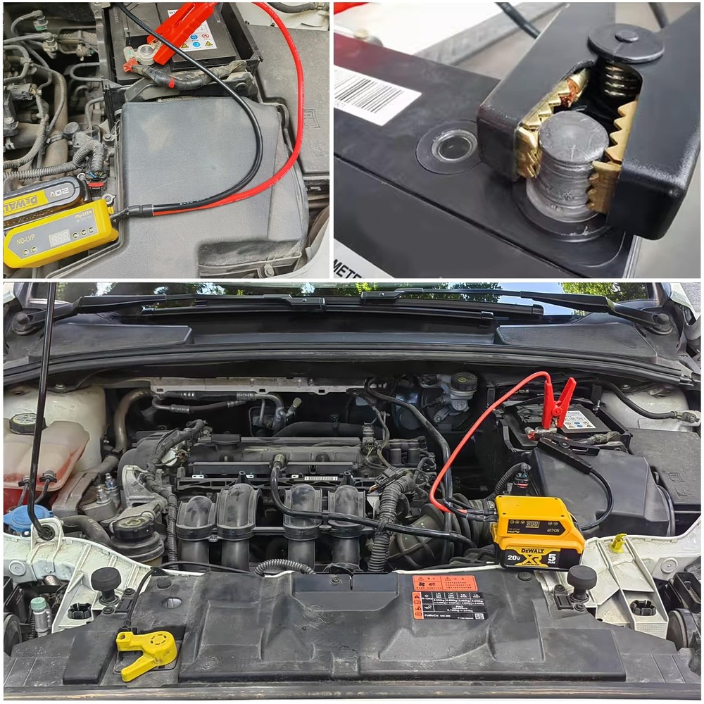 MgcSTEM Battery Jumper Cables Compatible with De.Walt Cables,...