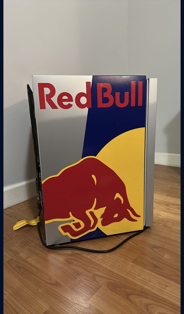 Red Bull Medium Cooler Used Fair Condition Works Great Cools Effectively Branded