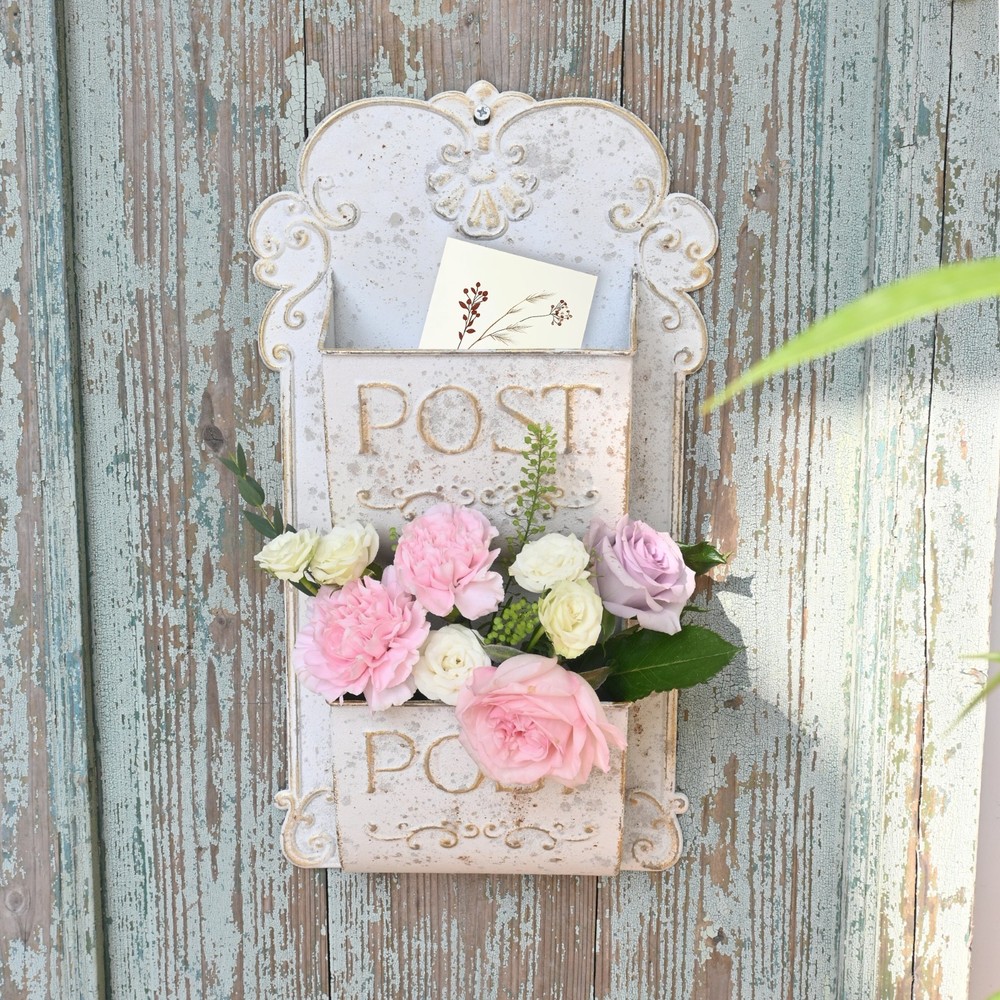 Rustic Wall Planter Wall Storage Basket for Letter Small Staff Wall Decor Idea